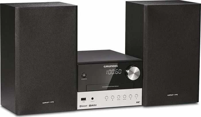 Muzikinis centras Grundig CMS 3000 BT DAB+, home audio micro system, juodas, sidabrinis, 30 W