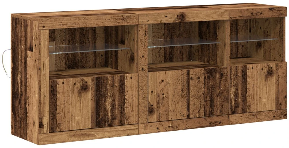 LED Bufetas Senas medis 162 x 37 x 67 cm Apdirbta mediena