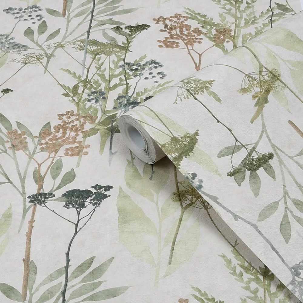 Boldwood Books Ltd WALLPAPER 125058 SOLSTICE SAGE Žalias