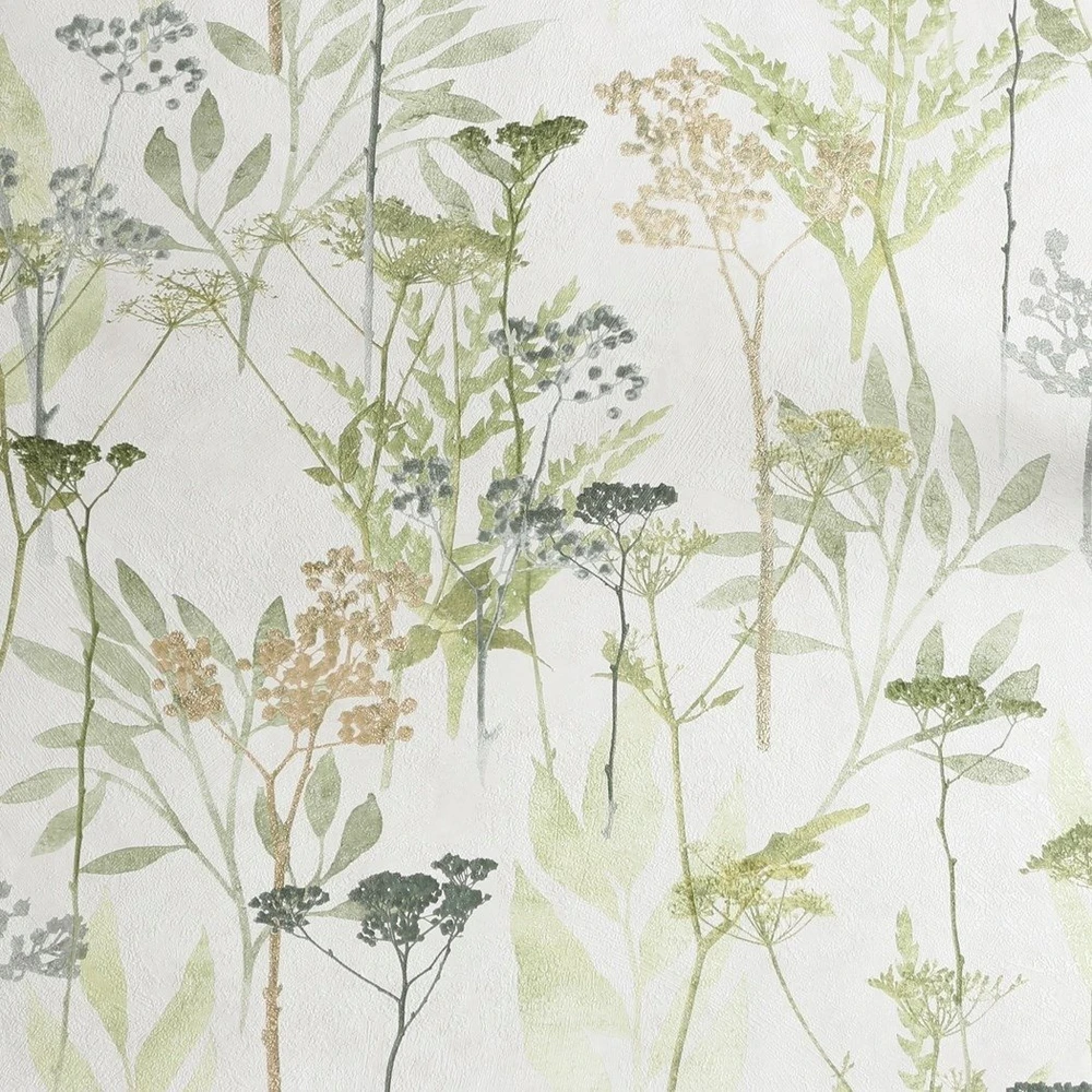 Boldwood Books Ltd WALLPAPER 125058 SOLSTICE SAGE Žalias