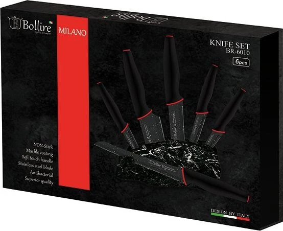 Virtuvinių peilių komplektas Bollire BR-6010, 6 dalių