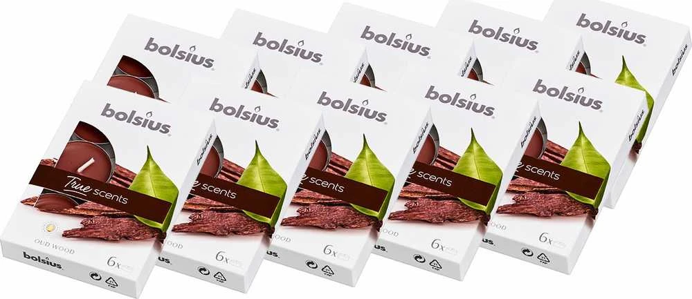 Bolsius BOLSIUS „True Scents 4H“ kvapiosios žvakutės, 60 vnt. AGARO MEDIS