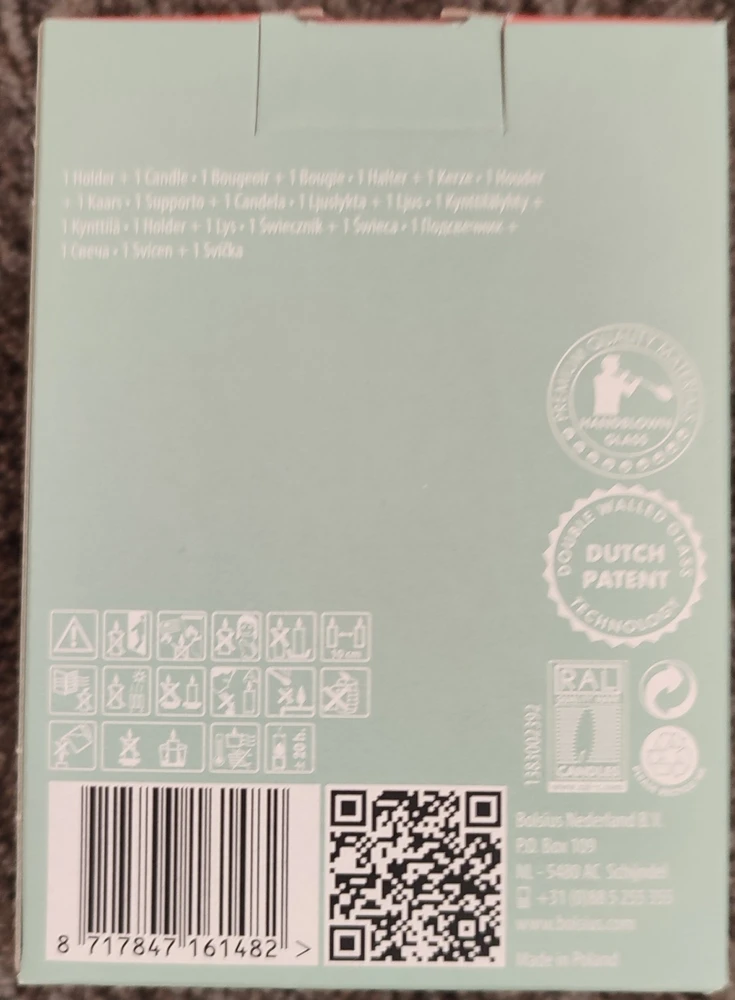 Bolsius CleanLight kvapiųjų žvakių pradinis rinkinys 0 % kvapo