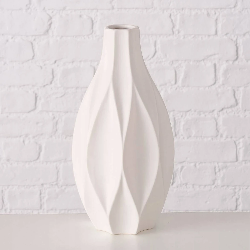 Boltze Avantika dekoratyvinė vaza, 30 cm, matinė