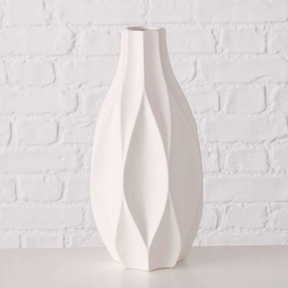 Boltze Avantika dekoratyvinė vaza, 30 cm, matinė