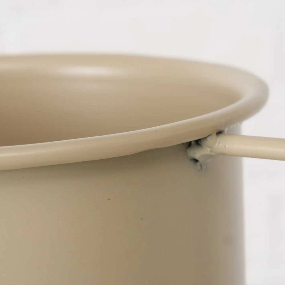 Boltze Kwietnik metalowy CAMILIO, smėlio spalva, aukštis 75 cm