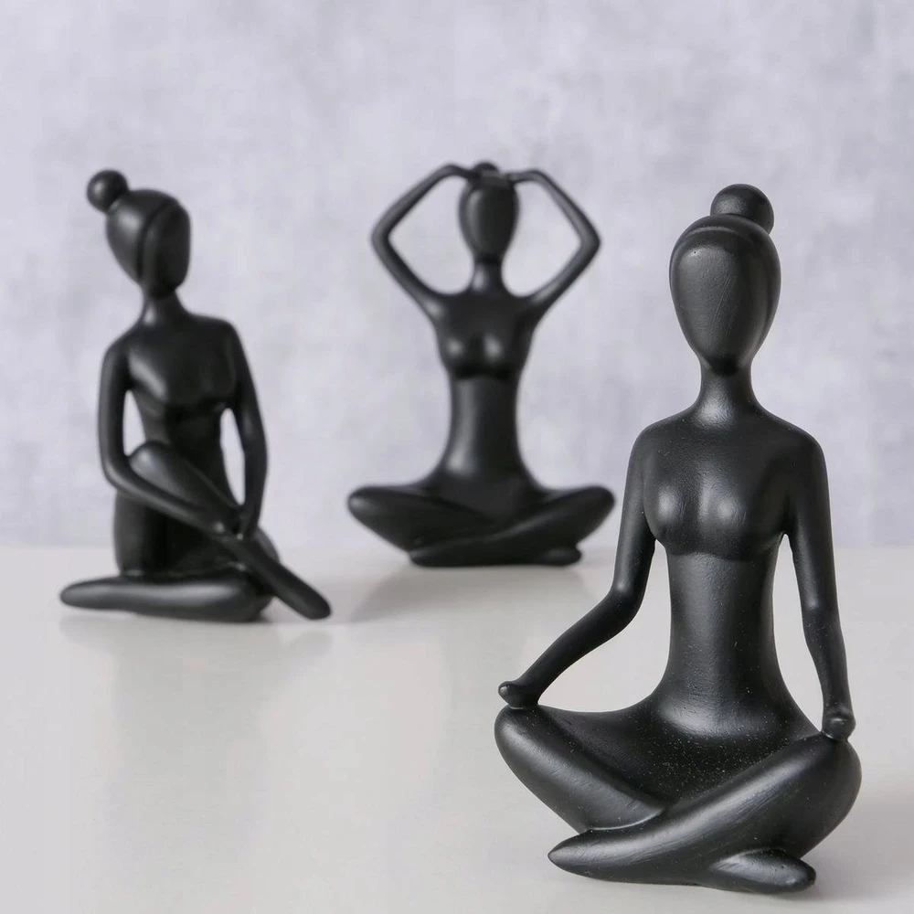 Boltze Dekoratyvinė figūrėlė Joga, moteris, 10 cm
