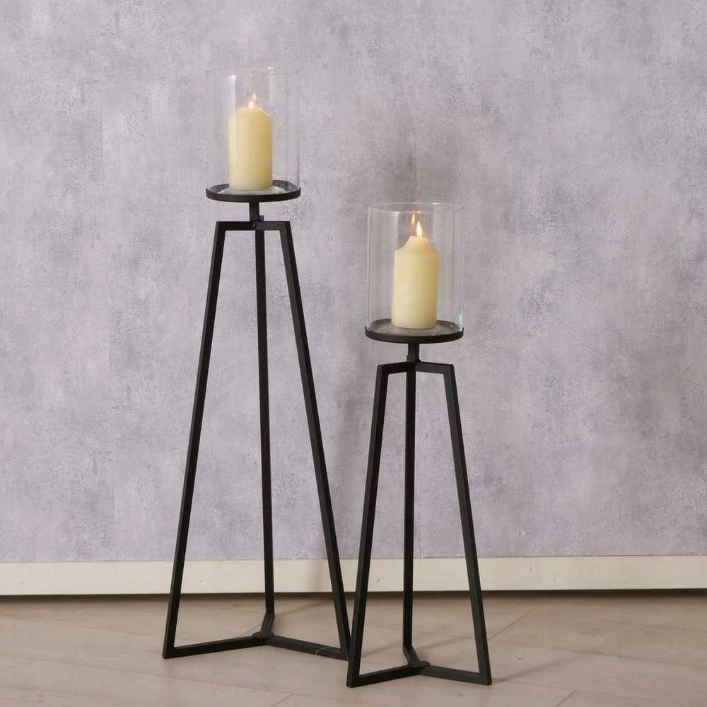 Boltze Glass žvakidės ant metalinio rėmo Cosa, 75-95 cm