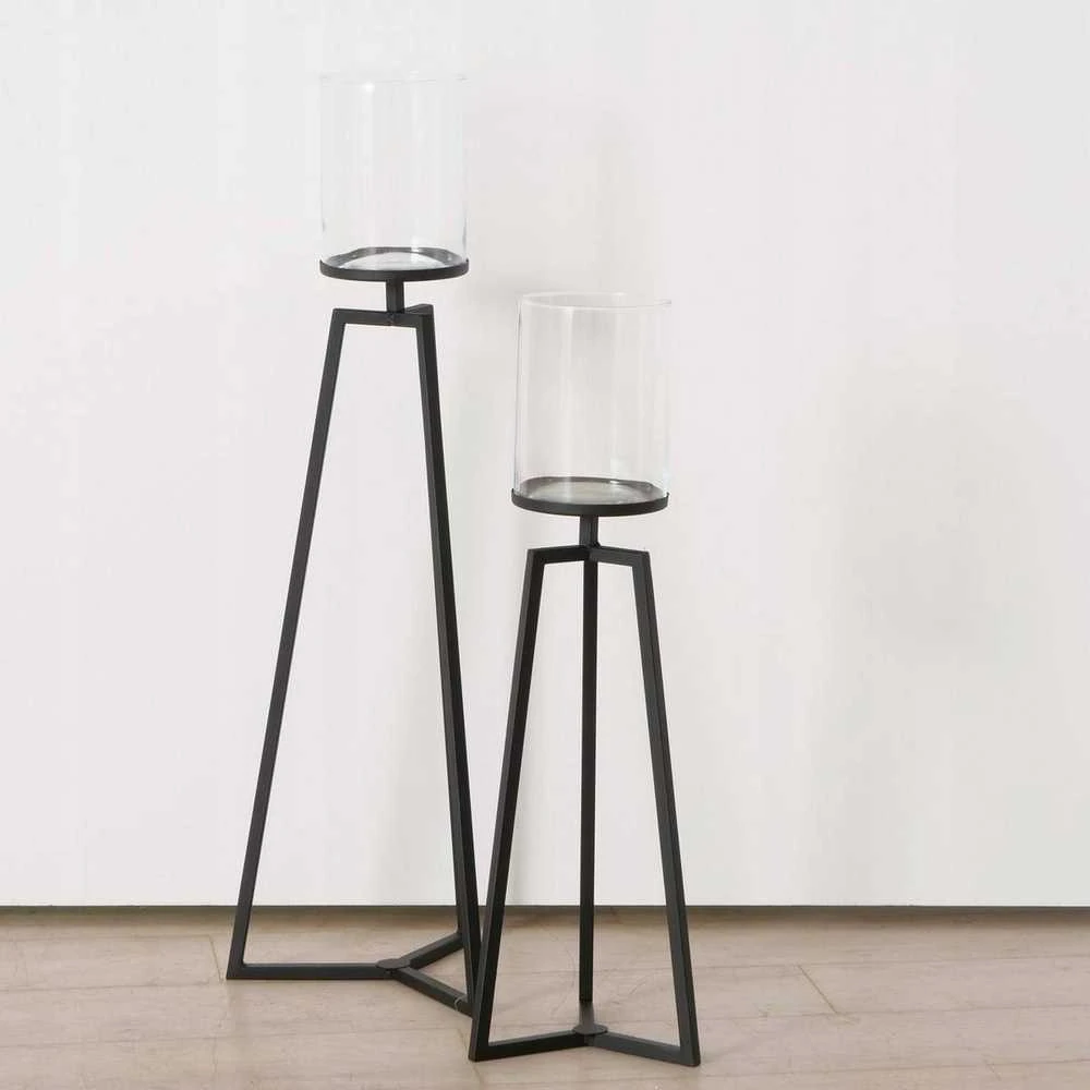 Boltze Glass žvakidės ant metalinio rėmo Cosa, 75-95 cm