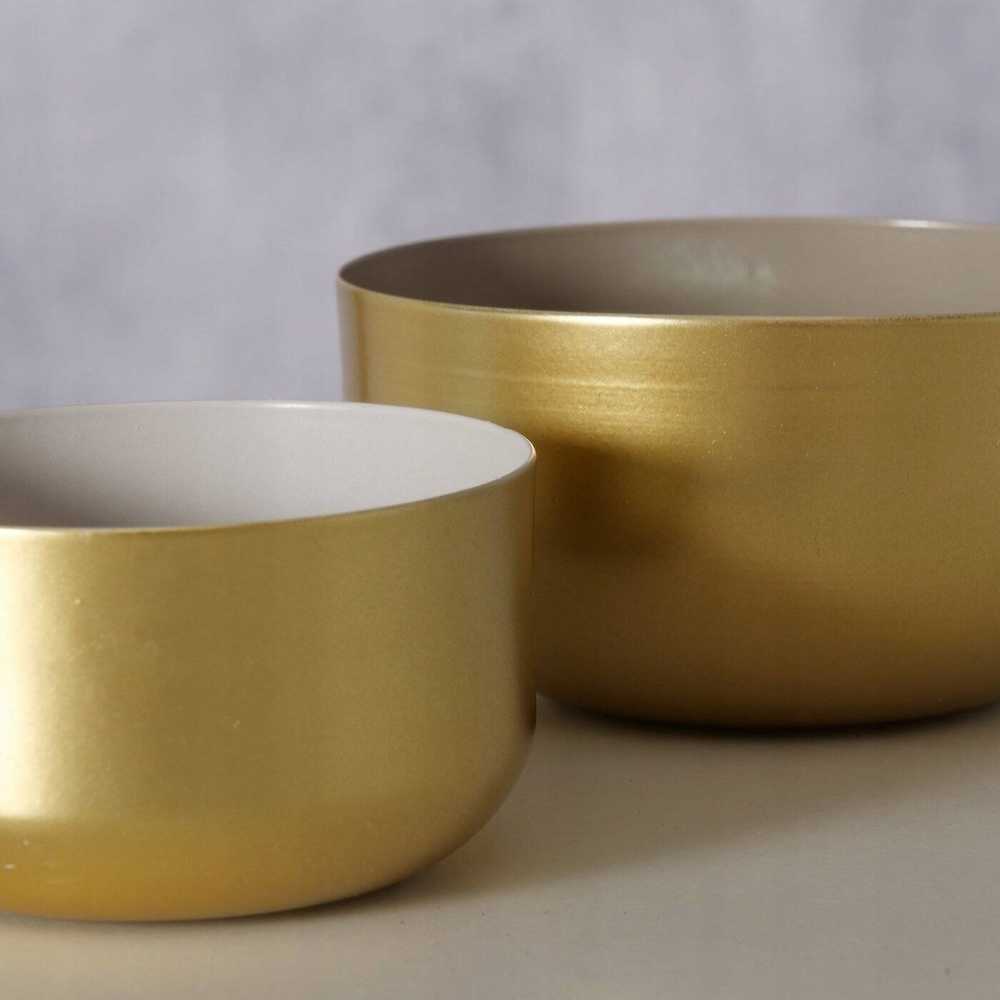 Boltze Gold dekoratyviniai dubenys, 2 vnt