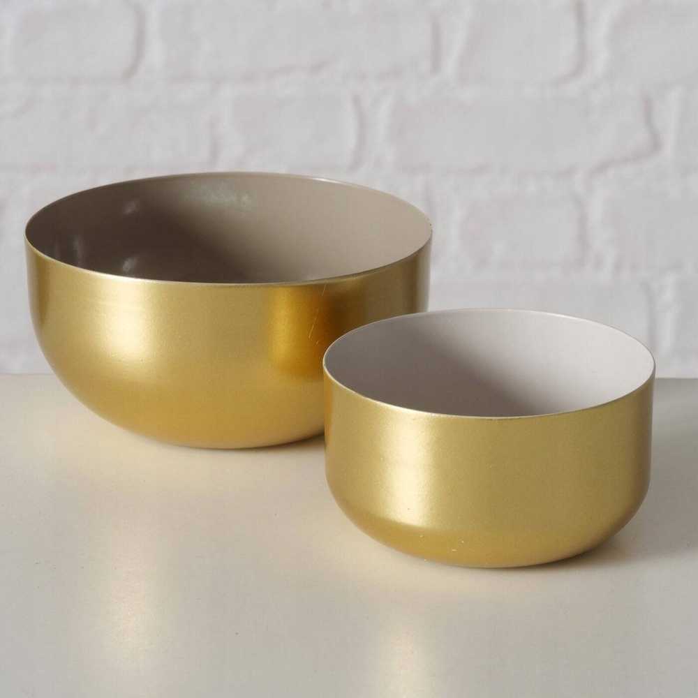 Boltze Gold dekoratyviniai dubenys, 2 vnt