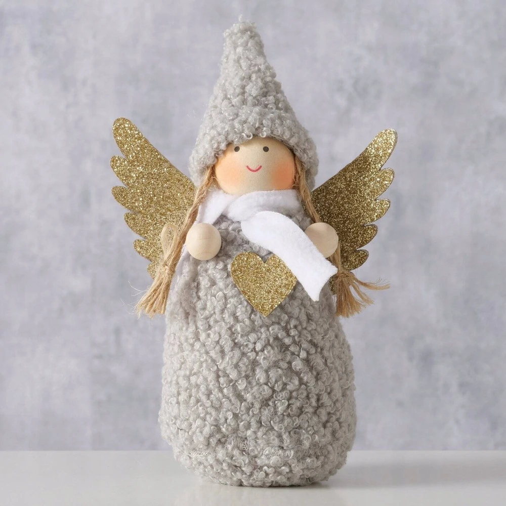 Boltze Home figūrėlė AMIA angelas minkštais drabužiais, 16 cm dydis