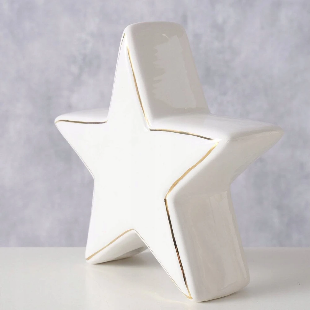 Boltze Home Figurine Star su natūralaus akmens VILLE, 13 cm