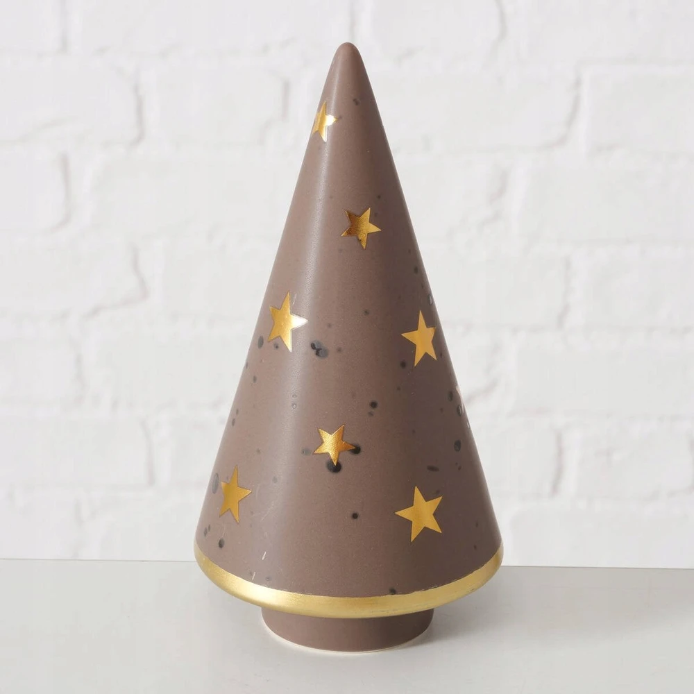 Boltze Home Kalėdų eglutės figūrėlė iš natūralaus akmens LAMORA, 16 cm