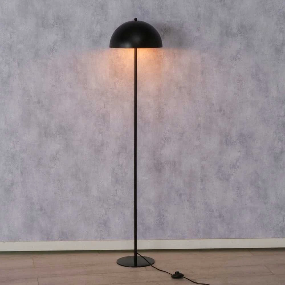 Boltze Grindinė lempa Metalinė stovima lempa PETUNIA grybukas, aukštis 140 cm