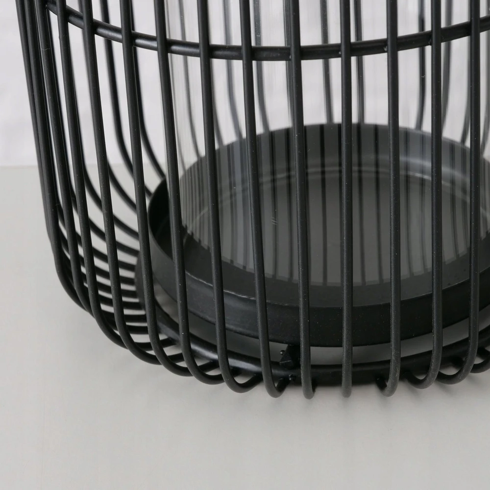 Boltze metalinis žibintas su stikliniu įdėklu CINDY, 14-20 cm