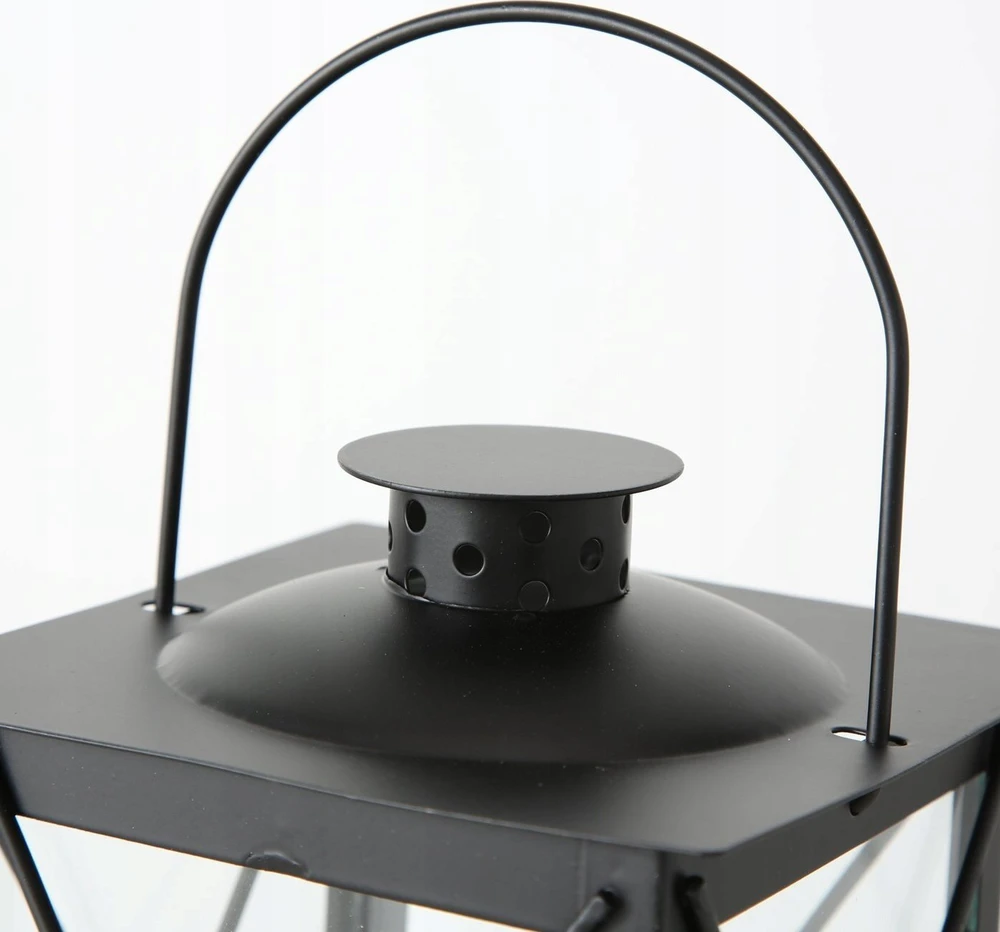 Boltze Metalinis žvakių žibintas, stiklo stiklai, FAROL, 30 cm