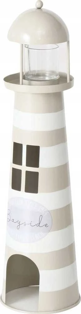 Boltze Rinkinys metalinės dekoracijos švyturių formos SANDS, aukštis 40-57 cm