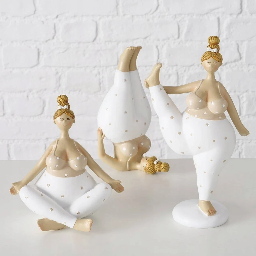 Boltze Porcelianinė figūrėlė Joga, moteris, 22 cm
