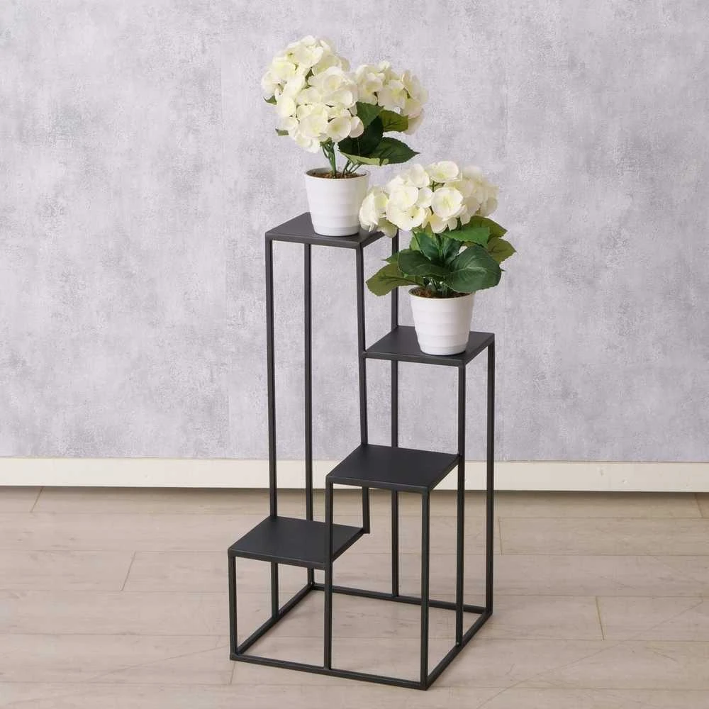 Boltze REMUS 4 pakopų metalinis augalų stovas, 68 cm