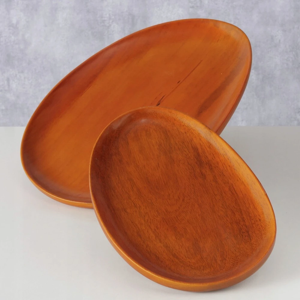 Boltze Rinkinys mediniai padėklai TORIN, 20-29 cm