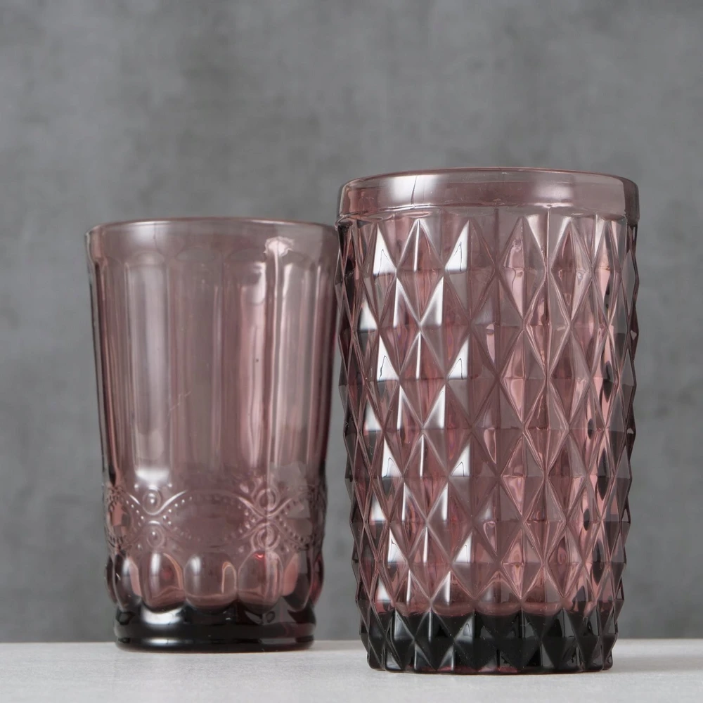 Boltze Rožinė Glass Tumbler, AURORA, 300 ml