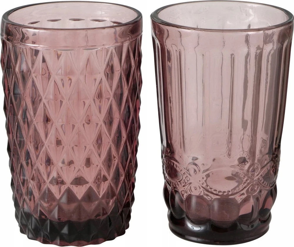 Boltze Rožinė Glass Tumbler, AURORA, 300 ml