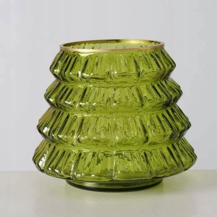 Boltze stiklinis žvakių laikiklis TIWA, aukštis 11,5 cm