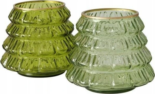 Boltze stiklinis žvakių laikiklis TIWA, aukštis 11,5 cm