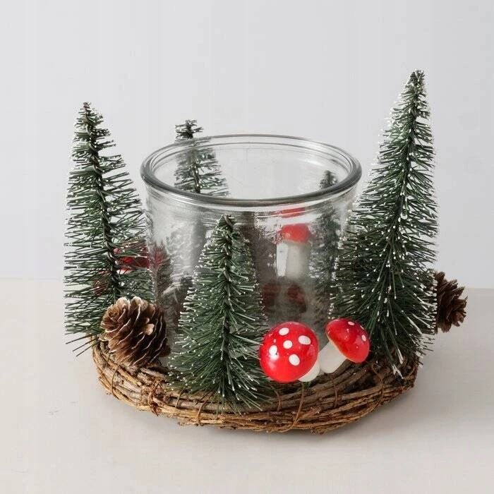 Kalėdinė žvakidė Boltze PASAKA, aukštis 13,9 cm