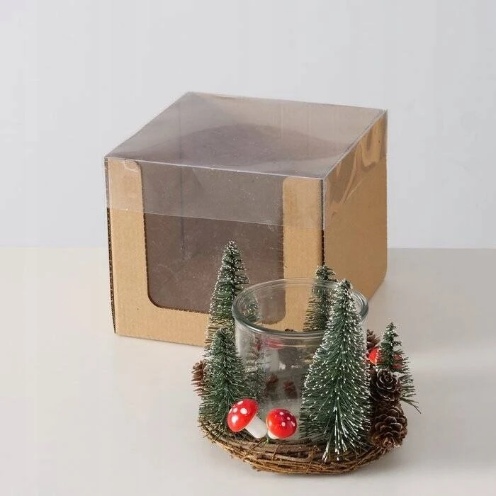 Kalėdinė žvakidė Boltze PASAKA, aukštis 13,9 cm
