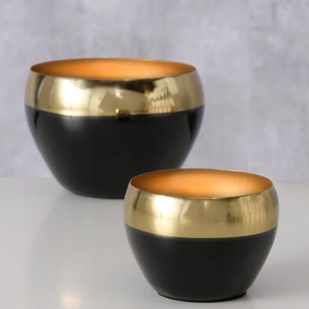 Boltze metalinės žvakutės MALVA, Ø 8-12 cm