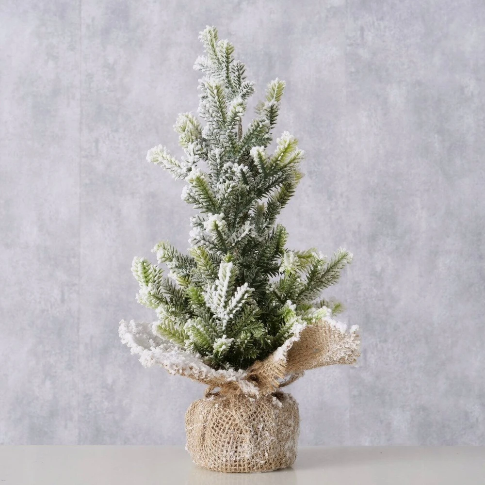 Boltze dirbtinė Kalėdų eglutė džiuto vazone TANNE, 31 cm