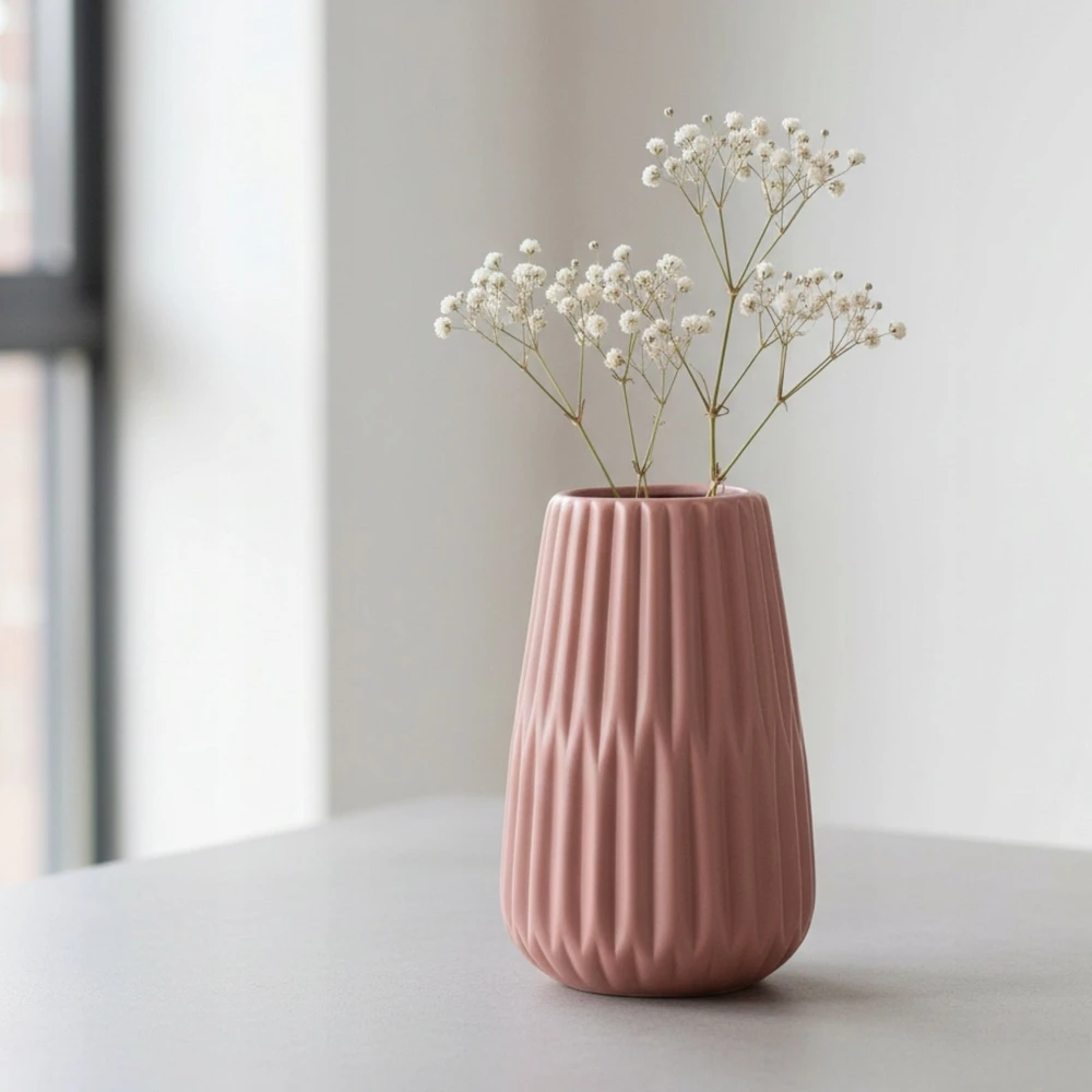 Boltze Keraminė vaza ESKO, rankomis dažyta, 17 cm