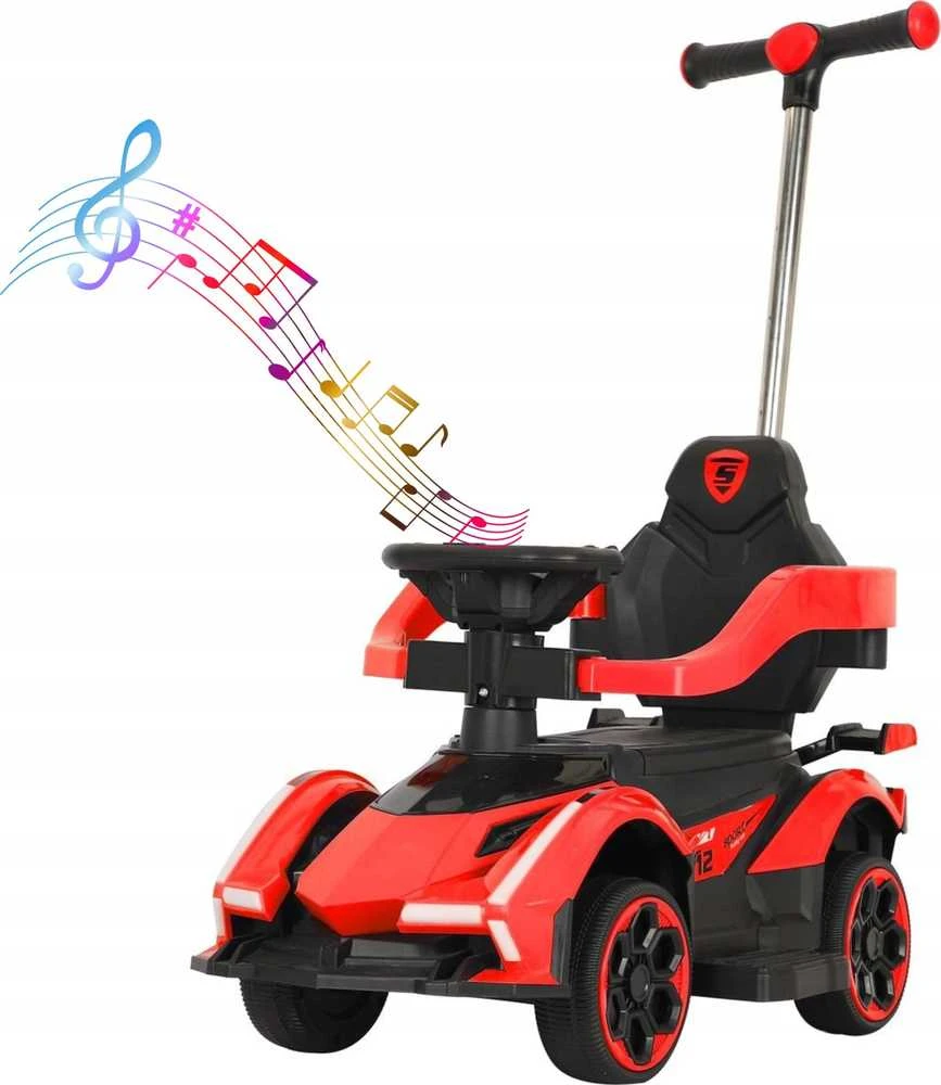 Baby Mix Speed kūdikio dviratis su raudona kreipiančiąja juosta