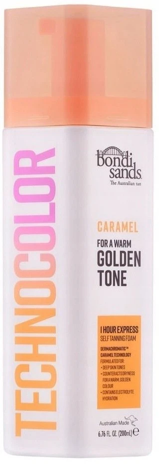 Bondi Sands Technocolour Caramel Self Tanning Foam savaiminio įdegio putos, 200 ml