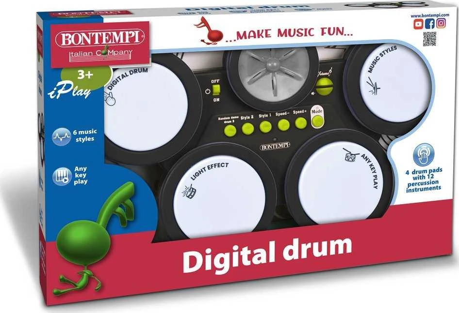 Bontempi – skaitmeninis būgnų komplektas (180510)