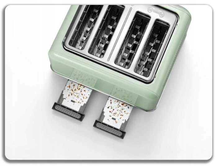 BUYDEEM 4 riekelių skrudintuvas, modelis DT640E, spalva „Cozy Greenish“, ES