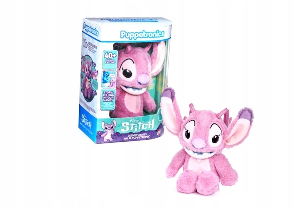 WOW STUFF REAL FX STITCH Palm Puppetronic interaktyvus gyvūnėlis - Angel