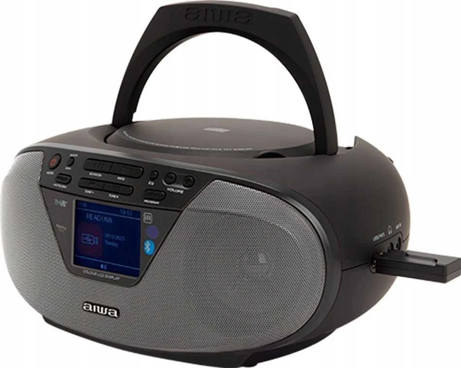 Grotuvas Aiwa Boombox AIWA BBTU-500 DAB+/FM RDS/CD/USB/BT juoda