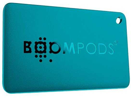 Boompods Boomcard įkraunamas vandenyno mėlynas