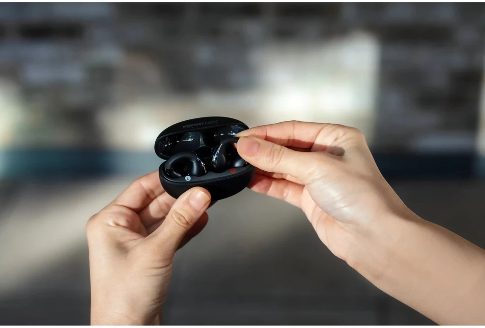 Ausinės Boompods „Boomclip Pro“ juodas