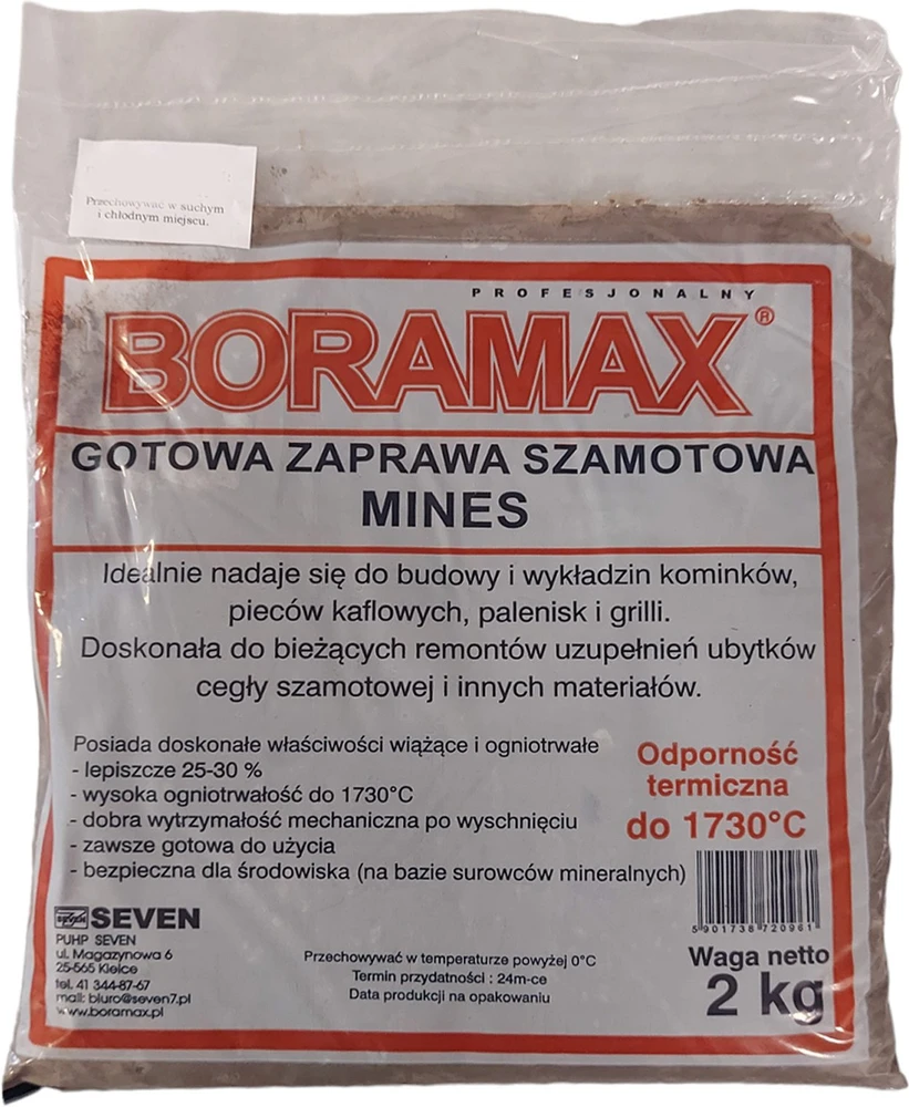 Boramax Šamoto mišinys, paruoštas naudoti, 2kg