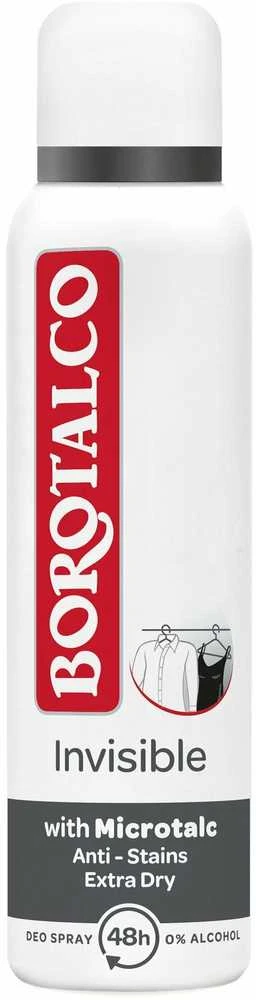 Borotalco Dezodorantas spray Invisible (Deo Purškiklis), 150 ml