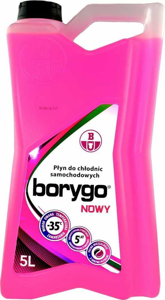 Płyn „Borygo“ aušinimo skystis, naujas G11, 5 l