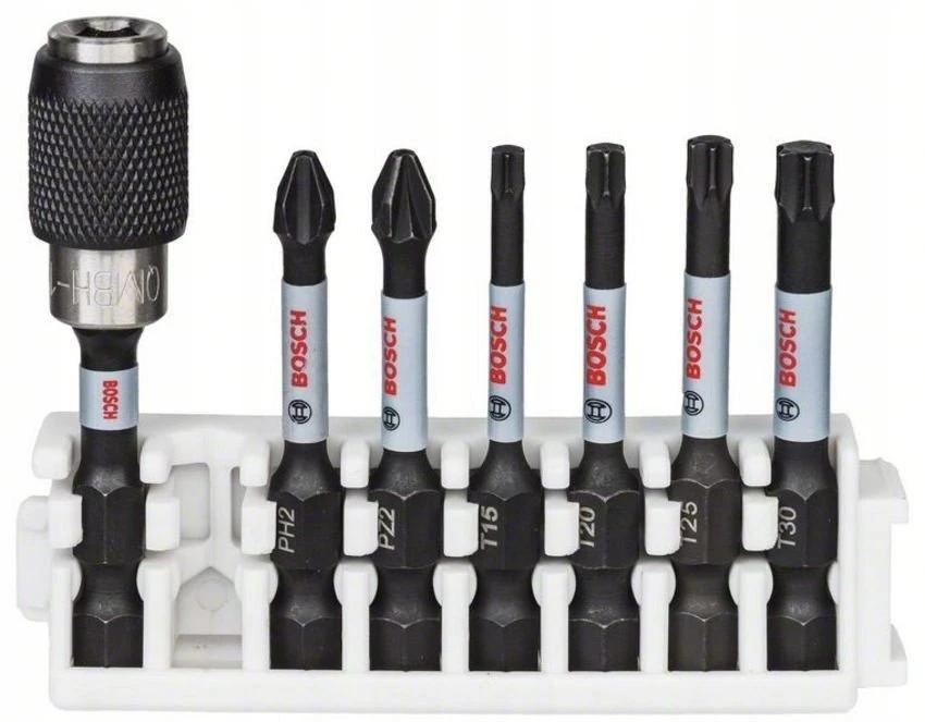 Bosch 7 dalių antgalių kompl. L=50mm, Impact Control