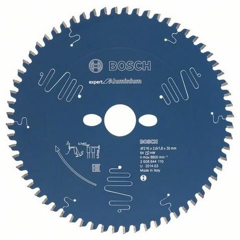 Pjovimo diskas Bosch Expert for Aliuminio 2608644112; 254x30 mm; Z80
