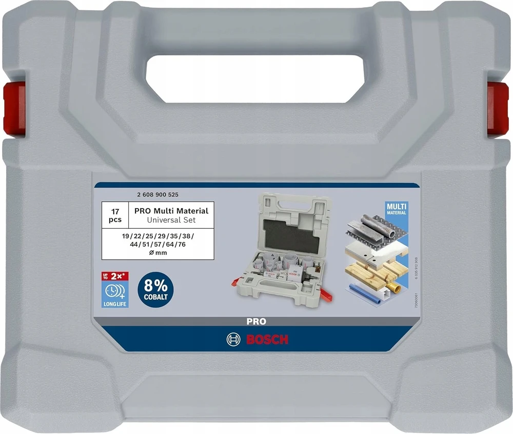Bosch 15 Gręžimo karūnėlių kom. PRO Multi mat. Threaded
