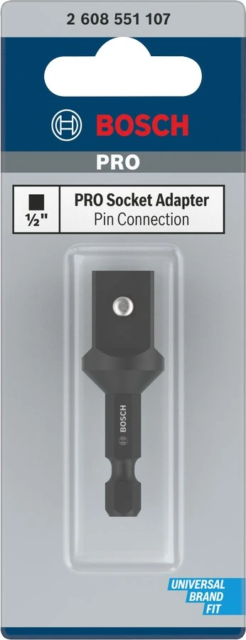 Bosch Perėjimo adapteris: 1/4'' --1/2, 50mm
