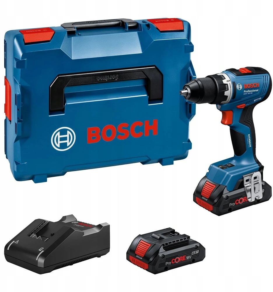 Bosch GSR 18V-65, LB, 2x4.0PrC, 18V-40